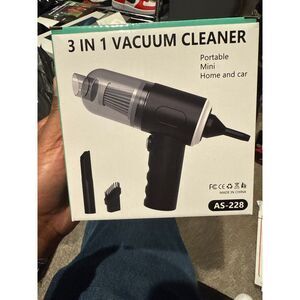 3 In 1 Vacuum Cleaner Portable Mini Home And Car AS-228 USB charged battery